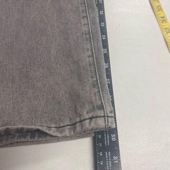 PRETTY LITTLE THING Women’s Gray Asymmetrical Waistband Straight Jeans Gray Size - Picture 3 of 11